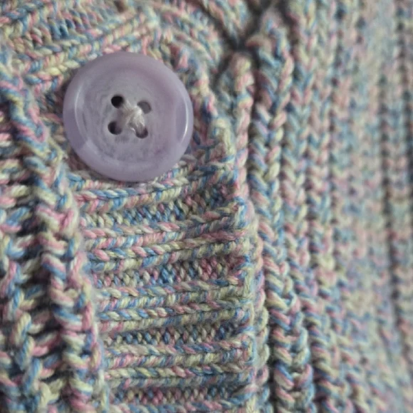 Old Navy Lavender Knit Cardigan - Picture 6 of 8
